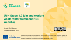 Introducing UbN for learning on wastewater treatment NBS