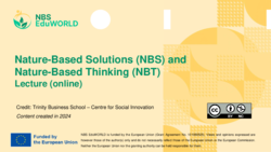 Nature-Based Solutions and Nature-Based Thinking