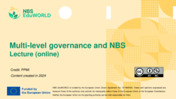 Multi-level governance and NBS