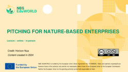 Pitching for Nature-Based Enterprises