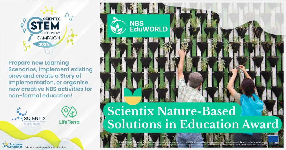 Enter Scientix Nature-Based Solutions in Education Award!